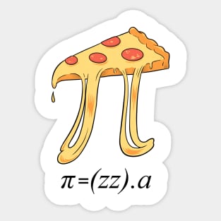 Pi=(zz).a Sticker